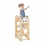 3 - en - 1 marchepied enfant - mipan - tour dapprentissage pour enfants en bois avec tableau - pour enfant ...