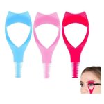 3 en 1 multifonction applicateur mascara 3 pieces plastiques pochoir maquillage pose mascara rutilisable ...
