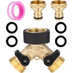 3 / 4 2 voies raccord en y laiton rpartiteur robinet y - distributeur robinet double machine a lave ...