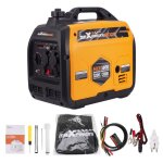 3. 5kw groupe lectrogne inverter silencieux portable 3200w gnrateur 58db  lessence for camping car ...