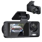 3 camra dashcam multilingue transparent voiture rtroviseur (sans wifi)