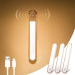 3 clairage  led lampe detecteur de mouvement interieur rechargeable reglette led lampe led sans fil70 ...