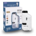 1 ensembles microscope portable enfants 60x - 120x mini de poche avec lumi�re led haute d�finition cadeau ...