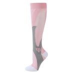 3 paires chaussettes de compression homme femme - rose - chaussettes de sport pour marathon cyclisme ...