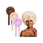 3 pcs bonnet cheveux de nuit bonnet en soie pour cheveux boucls bonnet de nuit pour femme bonnet en ...