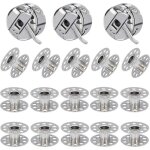 3 pcs bote canette et 15 bobines mtalliques compatible avec machines coudre standard yyv