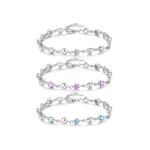 3 pcs bracelets bracelet femme r�glable bracelet cha�ne bracelets bracelets femme bracelet coeur bijoux ...