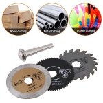 3 pcs lames de mini - scie circulaires hss disque de coupe pour couper bois