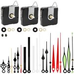 3 pcs m�canisme mouvement dhorlogequartz silencieux mecanisme mouvementavec 7 paire horloge aiguilles ...