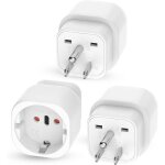 3 pi�ces adaptateur prise usa adaptateur prise americaine fr 2 broches vers us 3 broches adaptateur prise ...