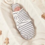3 piece baby zip sleeping bag - newborn sleeping bag 0 - 3 months newborn easy change zip swaddle cotton ...