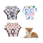 Culotte chien - 3 pi�ces - r�utilisables - doux - �lastique