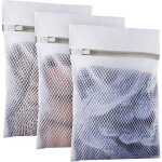 3 pi�ces filet linge machine � laver sacs � linge filet de lavage de avec fermeture �clair pour v�tement ...