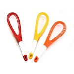 3 pices fouet en silicone 2 en 1 fouet pliable fouet  main ustensiles de cuisine pour mlanger remuer ...