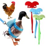 3 pieces pet cole duck outside walking harness leash adjustable outdoor training traction rope for chicken ...