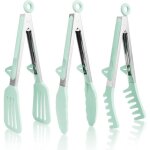 3 pices pince cuisine inox pince cuisine silicone pince de cuisine inox pince barbecue pince alimentaire ...
