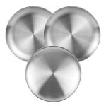 3 pi�ces plats de service en acier inoxydable assiettes camping pour pique - nique bbq plage - plateau ...