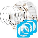3 pi�ces protection �cran pour huawei watch gt 5 pro 42mm verre tremp� avec [cadre de fe - huawei watc ...