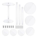 3 pièces support à gâteau en acrylique transparent pour table à dessert supports à gâteaux ronds présentoir ... 3 pièces support à gâteau en acrylique transparent pour table à dessert supports à gâteaux ronds présentoir ...
