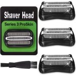 3 pices tte de rasoir compatible avec braun srie 3 32b pour s3 3040s 3000s 310s 300s et plus grille ...
