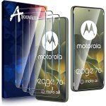 3 pi�ces verre tremp� motorola moto edge 70 film protection �cran ultra r�sistant aux rayures protecteur ...