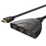 3 port hdmi switchfull hd 1080p hdmi commutateur distributeur 3  1 flexible 3 x entres 1 x sortie dolby ...