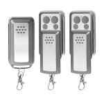3 t�l�commandes 4 boutons portail porte garage compatibles avidsen 114253 104257 104251