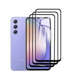 3 verre tremp� pour samsung galaxy a54 5g . vitre protection d�cran noir - anti rayures ultra r�sistant ...