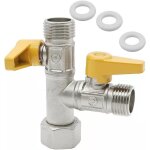 3 voies en laiton adap g 1 / 2 tateur inverseur douche avec avec trois rondelles convient pour salle ...