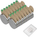 30 aimants plats puissants adapt�s aux tableaux blancs r�frig�rateurs loisirs cr�atifs et bricolage (8 ...