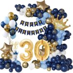 30 ans décorations anniversaire de fête en bleu marine or deco anniversaire 30 ans arche ballon anniversaire ... 30 ans décorations anniversaire de fête en bleu marine or deco anniversaire 30 ans arche ballon anniversaire ...