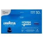 30 capsules de caf� crema & gusto classico nespresso en aluminium - lavazza - 100% italien.