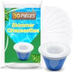 30 chaussettes skimmer piscine nylon �lastique maillage ultra - fin jzsh - pr�filtre pour skimmer