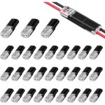 30 connecteurs �tanches rapides 2 fils pour c�ble 18 - 22 awg voiture led moto bateau label