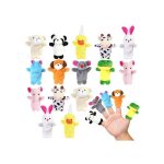 30 pcs marionnettes � doigts marionnettes � doigts animaux pour tout - petits ensemble de jouets en peluche ...