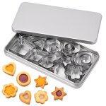 30 pcs mini emporte piece patisserieemporte piece noel dix formes en trois tailles chacune convient pour ...
