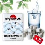 30 perles de céramique em grises filtration naturelle de leau du robinet purificateur et filtre calcaire ... 30 perles de céramique em grises filtration naturelle de leau du robinet purificateur et filtre calcaire ...