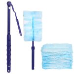 30 pi�ces recharges duster avec 2 longs manche recharges de plumeau jetables compatibles pour swiffer ...