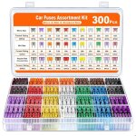 300pcs fusible voiture set160 mini fusible auto + 90 moyenne fusible automobile + 50 micro fusible + ...