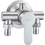 304 en acier inoxydable à chaud et kaltmischventil accessoires de robinet ouvert 304 en acier inoxydable à chaud et kaltmischventil accessoires de robinet ouvert