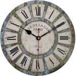 30cm horloge murale bois 12 pouces horloge vintage rétro muet pendule murale silencieuse sans bruit tic ... 30cm horloge murale bois 12 pouces horloge vintage rétro muet pendule murale silencieuse sans bruit tic ...