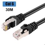 30m cble ethernet cat6 cble rseau plat rj45 haut dbit blind 1gbps 250mhz compatible avec routeur ...