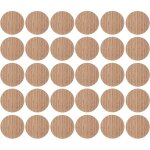 30x cache vis adh�sif autocollant diam�tre 20mm bouchon trou meuble table chaise maison bois ch�ne clair ...