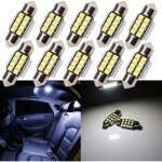31mm ampoule c5w led ampoule navette led avec 2835 8smd 6500k pour plafonnier de voiture dc12v 10pcs?? ...