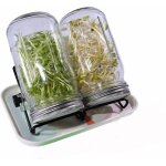 Germoir � graines - largeight - 32 oz - acier inoxydable - kit complet - facile � nettoyer