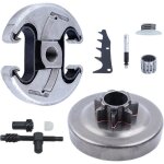 325 7t embrayage tambour de tambour kit de pompe  huile pour husqvarna 340 345 445 450 pour jonsered ...