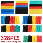 328 pcs gaine thermor�tractable isolation �lectrique r�tractable tube manches c�ble 2:1