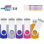 32go cl� usb lot de 5 memory stick cl� usb multicolore m�moire memory stick stockage de donn�es usb 2. ...
