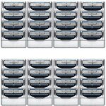 32pices recharges de lames de rasoir manuel mach 3recharges de lames pour gillette mach 3recharges de ...