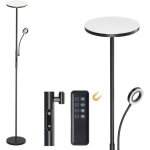 Modlicht 35w lampadaire led dimmable lampadaires sur pied salon avec tlcommande & contrle tactile ...